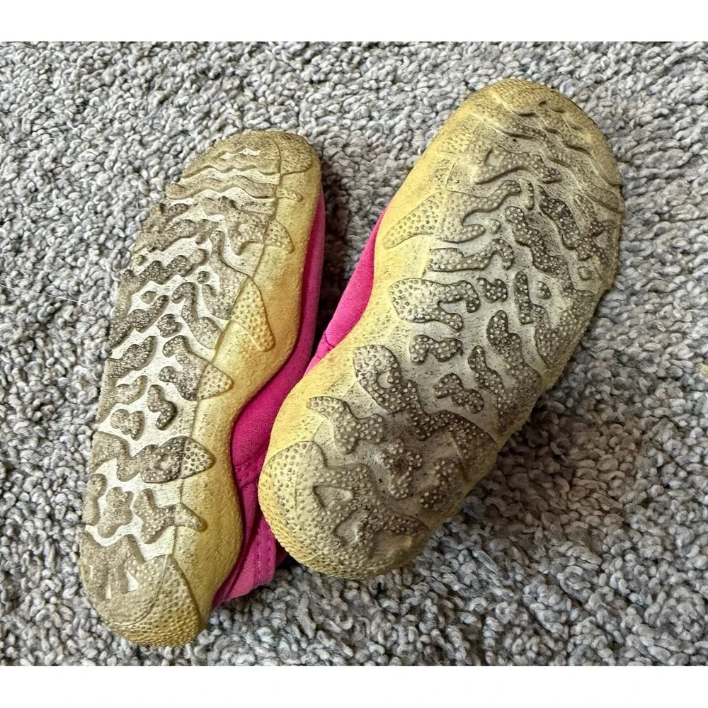 Vintage Winnie The Pooh Tigger Infant Baby Water Shoes Pink Slip On Disney 6